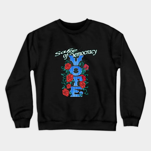 VOTE - Sake Of Democracy Crewneck Sweatshirt by DesignersMerch